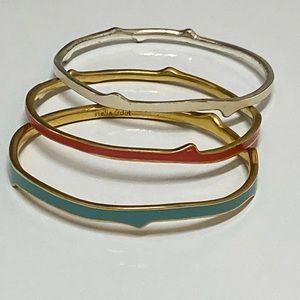 Stella & Dot Colorful Stackable Trio Bracelets